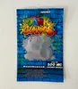 Dank Gummies Bags 500mg de bloqueio z￭per comest￭veis de varejo embalagens de worms ursos bolsa de doce prova de cheiro mylar bolsa