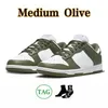 Running Shoes Low Panda Triple Pink Gray Fog Syracuse Team Green Medium Olive UNC Georgetown Sail Walking Gai Goging Sneakers Size 36-47