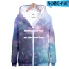 هوديز الرجال Xue Hua Piao 3D Hoodie Zipper Fashion Trend Sweatshirt Shirt