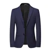 Men's Suits Blazers Boutique Men's Fashion Business Cultivate One's Morality Leisure Pure Color Gentleman's Wedding Presided Over Work Blazer 230308