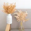 Decorative Flowers Gold Artificial Plastic Eucalyptus Plant Leaves Home Living Room Retro Decoration Balcony Bonsai Table DIY Flower