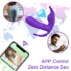 Вибраторы беспроводной дистанционное управление клитор присоса Vibrator Женский Bluetooth App Clitoris Vibrative Dildo Sex Toy для женщин пары 230307
