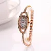 Нарученные часы Top Brand Women Bracelet Watch Ladies нержавеющая сталь Тонкие платья часы звезды алмазные наручные часы часы