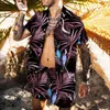 Erkekler Günlük Gömlekler 2023 Ins Harajuku Hawaiian Kısa Kollu Gömlek Plaj Trendi Gevşek Moda 3D Baskı İnce Konforlu Çift Vintage Ceket