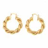 Hoop oorbellen voor vrouwen goud kleurmeisje sieraden Arab Afrika Midden -Oosten cadeau