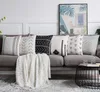 Kissenpackung mit 6 Bezügen aus Samt, bedruckt für Sofa, Boho-Dekor, Kissenbezug, Nordic Home-Kissenbezüge
