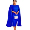 Vêtements ethniques 2023 robes africaines pour femmes printemps manches longues rouge noir bleu robe vêtements