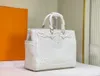 2023 Designer Luxury Relief Shopping Bag Tote Axelväska 44956