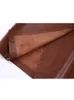 Skirts TRAF Faux Leather Skirt Women Brown Pleated Long Skirts for Women Autumn High Waist Midi Skirts Womens Slit Woman Skirt 230308