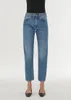 Damen-Jeans, Damen-Jeans, asymmetrisch geschnitten, Vintage-Stil, gerade, Neun-Punkt-Jeans, Damen-Jeans, Hose 230308