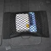 Organisateur de voiture style arrière coffre siège élastique chaîne filet maille sac de rangement poche Cage