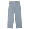 Jeans para hombres Sólido Mopping Baggy Jeans Hombres Tallas grandes 3XL Chic Todo-fósforo Chic Otoño Pantalones de pierna ancha Todo-fósforo Estilo coreano Streetwear Retro 230308