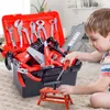 Verktyg Workshop Children S Toolbox Engineer Simulation Reparation Preteny Toy Electric Drill Screwnriver Tool Kit Play Box Set for Kids 230307