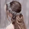 Wedding Hair Jewelry Luxurious Flower Headbands Tiaras Accessories For Women Bride Bridal Headband Headpiece Party band 230307