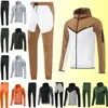 Nk eşofman tasarımcısı ceket ceketleri sonbahar spor kıyafeti 11 renk adamlar bayan teknoloji polar spor pantolon jogger pantolon kıyafet rüzgar kırıcı kazak