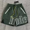 Rhude Mens Shorts Casuam Summer Bench Pants Spodwear Sport Firma Lose List Men Men Odzież Asian Size 4wf0
