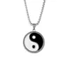 Collier avec pendentif en spirale de style minimaliste pour hommes et femmes, pendentifs unisexes à barres torsadées avec chaîne à maillons