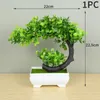 Dekorativa blommor Simulering Växt Bonsai Multi-stil och flerstora ornament Flower Ball Grass Potted Home Decoration Small