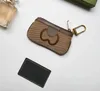 wholesale black G fashion designer woman Card Holders small wallet men Designer purse Pebble leather luxury black