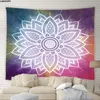 Tapestries Mandala Bloemwand hangende tapijt Boheems exotisch kleurrijk patroon hippie strand handdoek yoga deken thuis slaapkamer decor