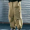 Pantaloni da uomo Pantaloni cargo streetwear giapponesi Wassup Pantaloni moda uomo Pantaloni larghi tagliati larghi Pantaloni jogger con coulisse Pantaloni hip-hop Z0306