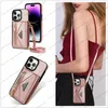 PU Leather Case for iPhone 14 13 12 11 Pro Max XR XS 6 7 8 Plus Phone Casebody Bag Wallet Card Slot Slot Szipper Luxury Race Cover for Women Samsung Galaxy S23 S22