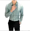 Рубашки для жениха Новый мужчина с длинными рукавами рубашка Стандартный размер бизнеса M до xxxl Drop Delivery Otgnl