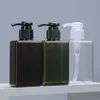 Bottiglie di stoccaggio Vasi 100ML150ML280ML Bottiglia riutilizzabile quadrata vuota con pompa per contenitore per imballaggio cosmetico per lozione per sapone doccia J230301