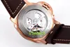 ZF Factory Men's Watch PAM671 Cal.P.9010 Mechanische bewegingsdiameter 47 mm Bronze horloge Case Luminous Saffier Crystal Glass