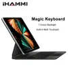 Magic Keyboard Cases Voor iPad Pro 11 "10.9" 12.9 inch iPad Air 4 5 Met Smart Touchpad 7 kleuren Backlights Leather Cover Case