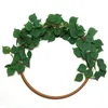 Dekorativa blommor Eukalyptusbladsimulering Växtdekorationer Babylonia Rattan Ivy Rose and Vine Home Wedding Decoration