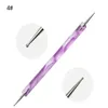 5pcs Crystal Nail Art Brush Rend Carving Emboss Complysing Полая скульптура акриловая маникюр точечные инструменты.