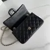 10A Retro Mirror Quality Designer -Tasche 23p New Leder Frauen Hand Claic Fahion S18 Pure Heepkin Houlder Crowody Caino Erie Mall Duftender Occer