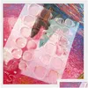 Nagellijm 24 transparante en waterdichte magische stickers voor bruiden nep vingernagels terug dragen geleide jelly druppel levering levering heal dhfme