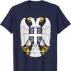 T-shirts pour hommes Drapeau de la Serbie Cadeau Srbija Majica pour la chemise des Serbes. Coton de haute qualité grandes tailles haut respirant T-shirt décontracté ample S-3XL