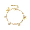 Bracelets de cheville tendance cheville pour femmes pied pieds cheville chaîne Bracelet fille charme or Rose alliage mode été bijoux 2023