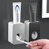 Toothbrush Holders Toothpaste Dispenser Squeezers Wall Mounted Automatic Bathroom Accessories Tooth paste Holder Drop 230308