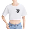 Women's T Shirts Addison Rae Love Y'all Printing Logo Merch Crop Top Exposed Navel T-Shirt Oversize ONeck Tops Women Funny Tshirt