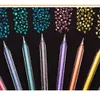 Lightighters 8 Penne colorate per gel di pcsset Account a mano lucido Account di evidenziatore Doodle Dipinto di pittura Cambiamento per la scrittura di penne Glitter J230302