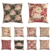 Pillow Garden Summer Flores naturais Folhas Botânica Jungina tropical Floral Pattern Cover Decor Sofá Case Zy975