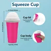 IJs gereedschap snel bevroren ijsmaker siliconen squeeze slushy cup diy zelfgemaakte squeeze quick cooling cup milkshake fles smoothie cup z0308