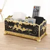 New Acrylic Tissue Box Paper Rack Office Table Accessories Home Office KTV Hotel Car Facial Case Holder