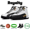 Джамбан 12 -х баскетбольные туфли для мужчин модные тренеры черное такси маниер черный Stealth плей -офф обратный грипп игра Black Game Royal The Master Mens Sneakers