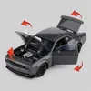 Diecast Model 1 32 Dodge Challenger SRT Alloy Sports Car Model Diecast Toy Metal Muscle Car Model Simulation Sound and Light Childrens Gifts 230308