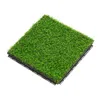 Decorative Flowers Simulation Artificial Grass Square Draining Floor Mat Turf Rug Realistic For Outdoor Flooring Patio Garden Accessory