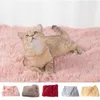 Kattbäddar hund filt säng mattor husdjur sovkudde mjuk plysch kudde täcke kast filtar för små medelstora stora hundar madrass