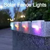 Piatto a LED Outdoor Solare Garden Lights Path Pathway Patio Pathway Scale Fence Lampade Usalight