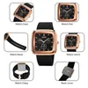 Wristwatches SKMEI Fashion Quartz Watch 30M Waterproof Wristwatch Square Rhinestone Dial Male Clock Elegant Women Relogio Masculino