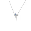 Pendentif Colliers Mode Cristal Gland Nuages Goutte D'eau Charme Collier Pour Femmes Fête De Mariage Bijoux Déclaration Ras Du Cou Dz415