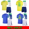 brasile 2022 2023 maglie da calcio Camiseta de futbol PAQUETA RAPHINHA maglia da calcio maglia MARQUINHOS VINI JR SILVA brasil RICHARLISON MEN KIDS KIT